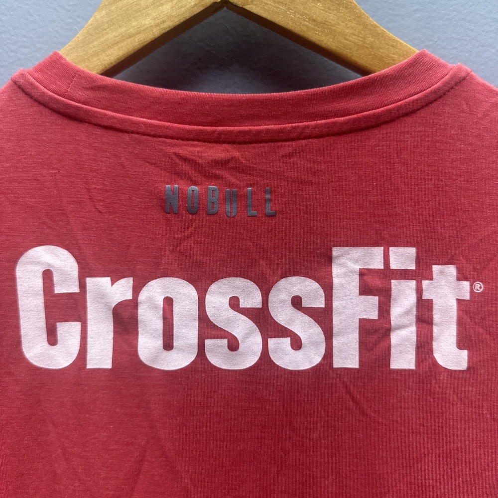 NOBULL CrossFit Seminar Staff T-Shirt Mens Small Red Short Sleeve Athletic Tee - Picture 4 of 4